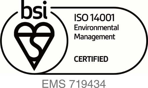 BSI ISO 14001 Certified EMS 719434